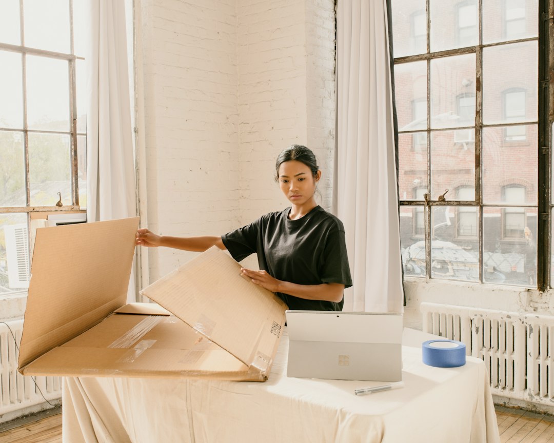 Business workflow and order fulfilment, illustrative stock image